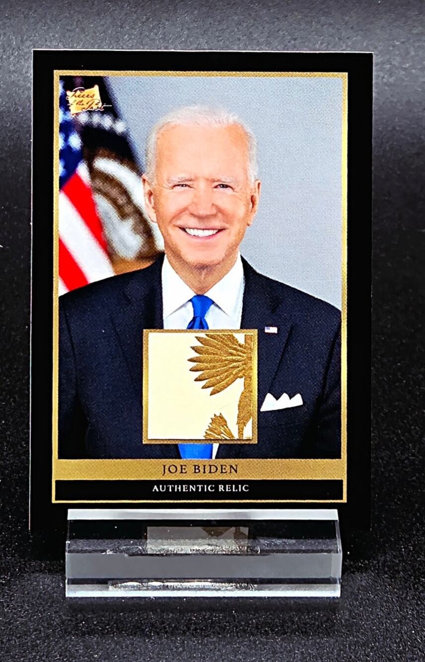 Authentic Joe Biden from the Desk of the President Relic Card Rare